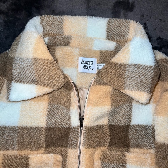 Princess Polly Doria Jacket in Beige Size 0 - Picture 11 of 16